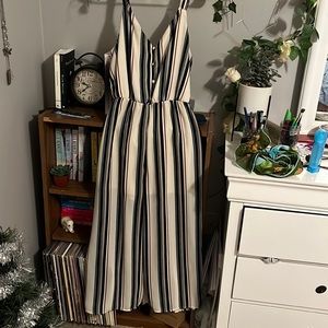 Stripped Jumpsuit